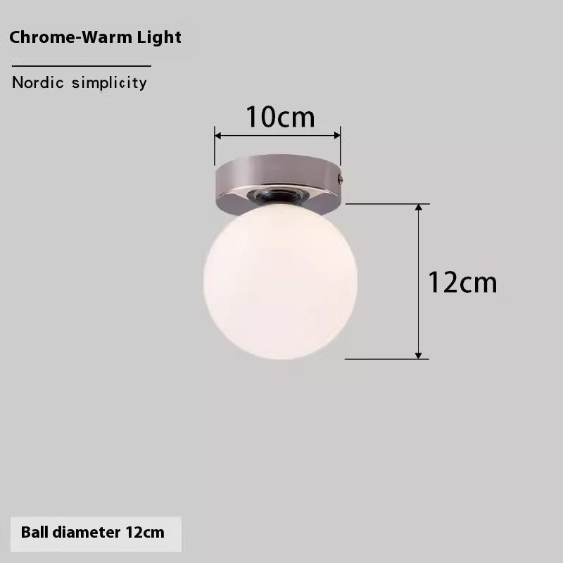 Nordic Round Spherical Wall Lamp