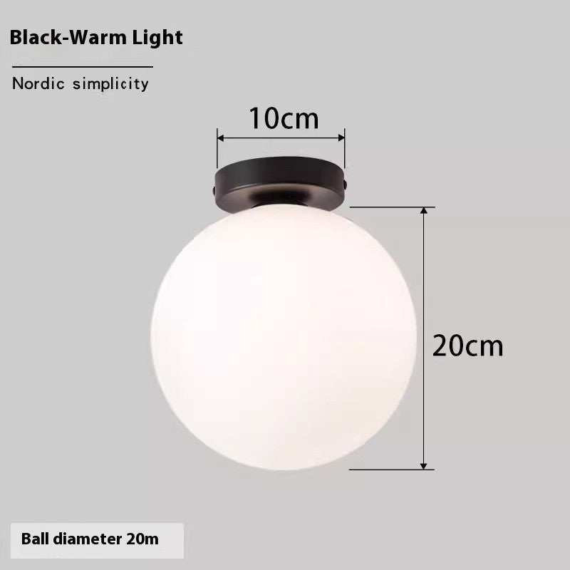 Nordic Round Spherical Wall Lamp