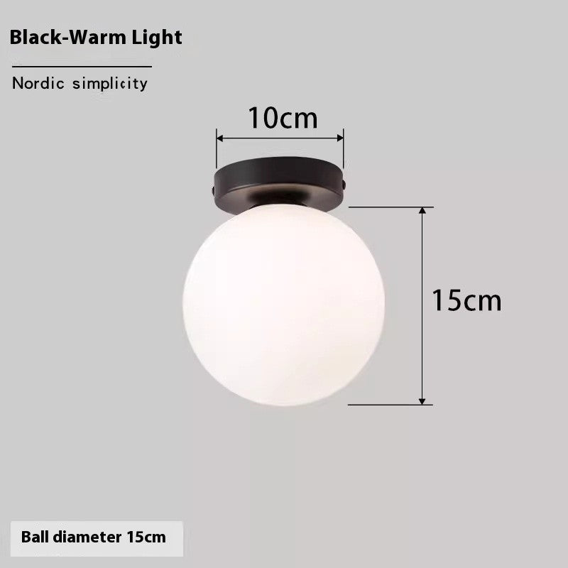 Nordic Round Spherical Wall Lamp