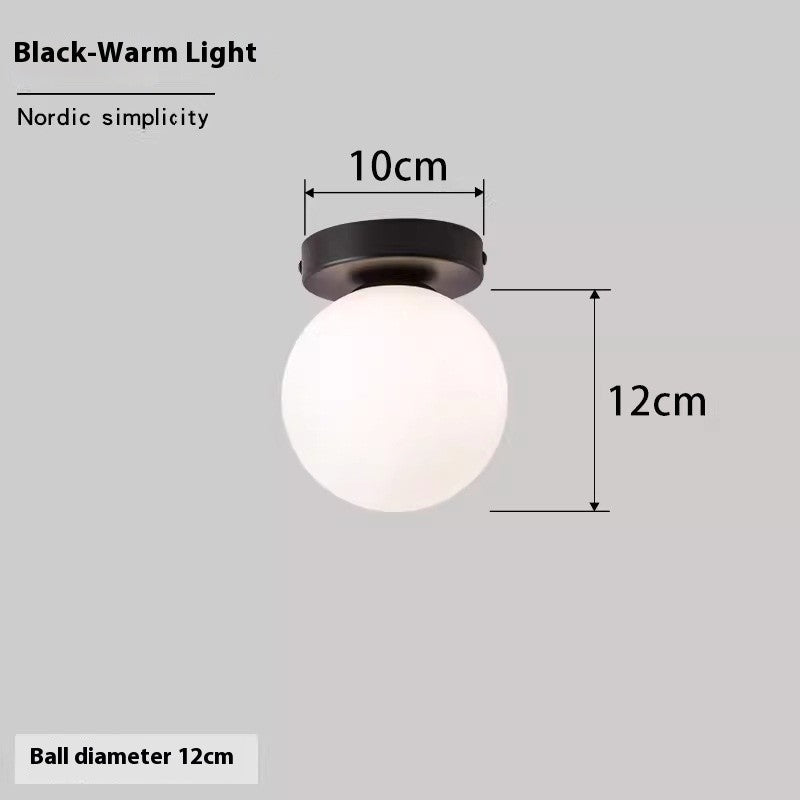 Nordic Round Spherical Wall Lamp