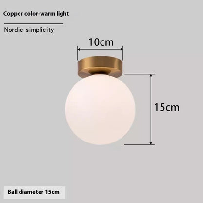 Nordic Round Spherical Wall Lamp