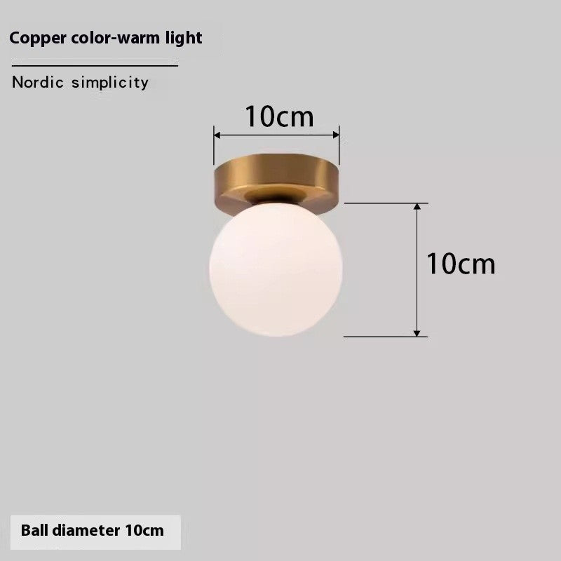 Nordic Round Spherical Wall Lamp