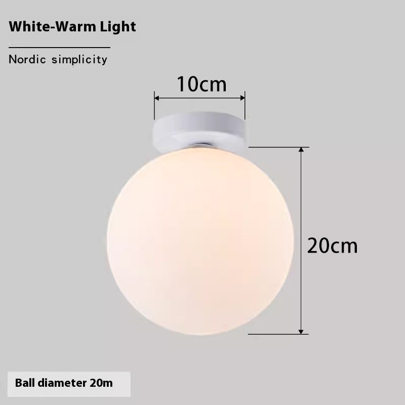 Nordic Round Spherical Wall Lamp