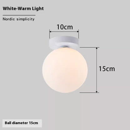 Nordic Round Spherical Wall Lamp
