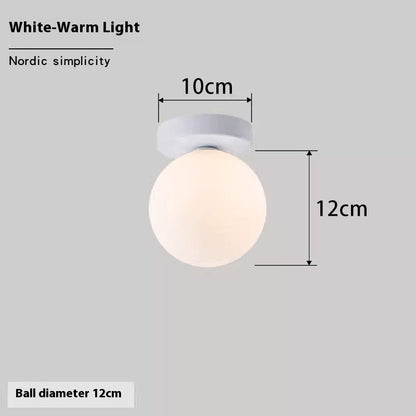 Nordic Round Spherical Wall Lamp