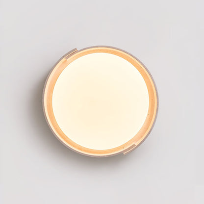 Orvella Travertine Halo Ceiling Light