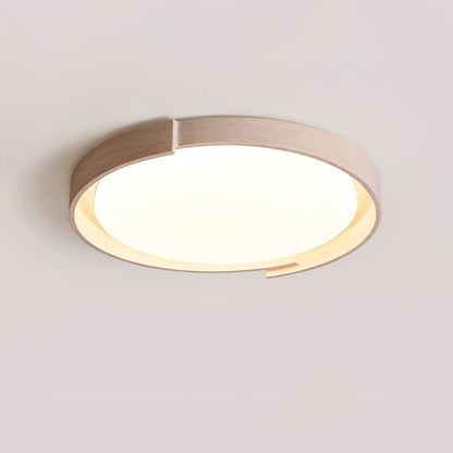 Orvella Travertine Halo Ceiling Light
