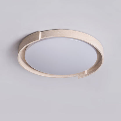 Orvella Travertine Halo Ceiling Light