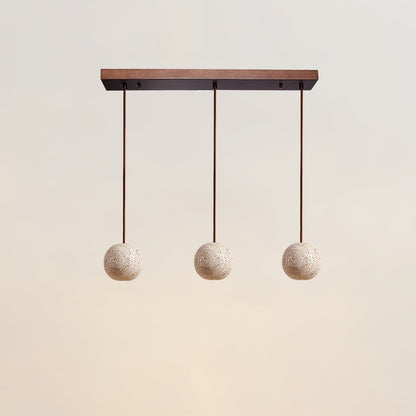 Orvella Travertine Sphere Pendant