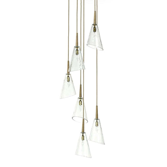 Palecek Veraldi 6 Light 23" Wide Chandelier