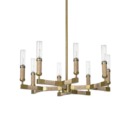 Palecek Carolina 8 Light 32" Wide Outdoor Chandelier