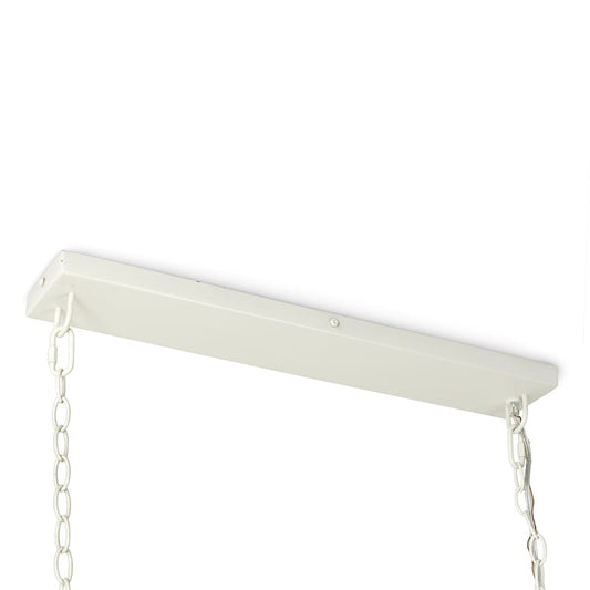 Palecek Raya 3 Light 51" Wide Beaded Linear Chandelier