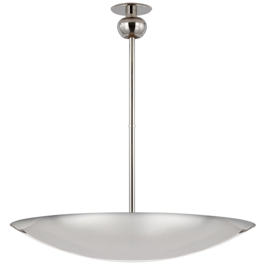 Paloma Contreras Comtesse XL Uplight Chandelier in Polished Nickel Ceiling Light W38.75"