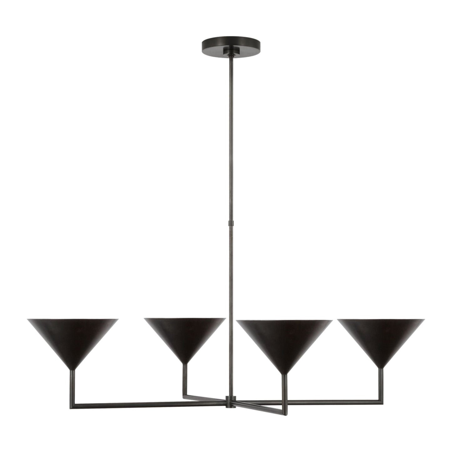Paloma Contreras Orsay XL Chandelier in Bronze Ceiling Light W38"