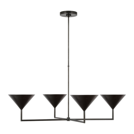 Paloma Contreras Orsay XL Chandelier in Bronze Ceiling Light W38"