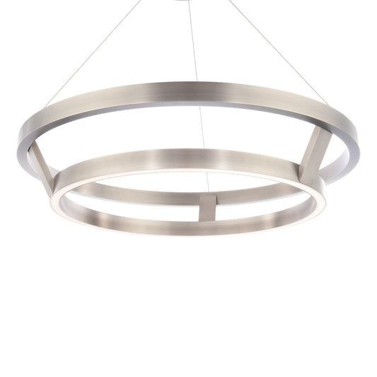 Imperial 42in LED Chandelier 3000K in Brushed Nickel