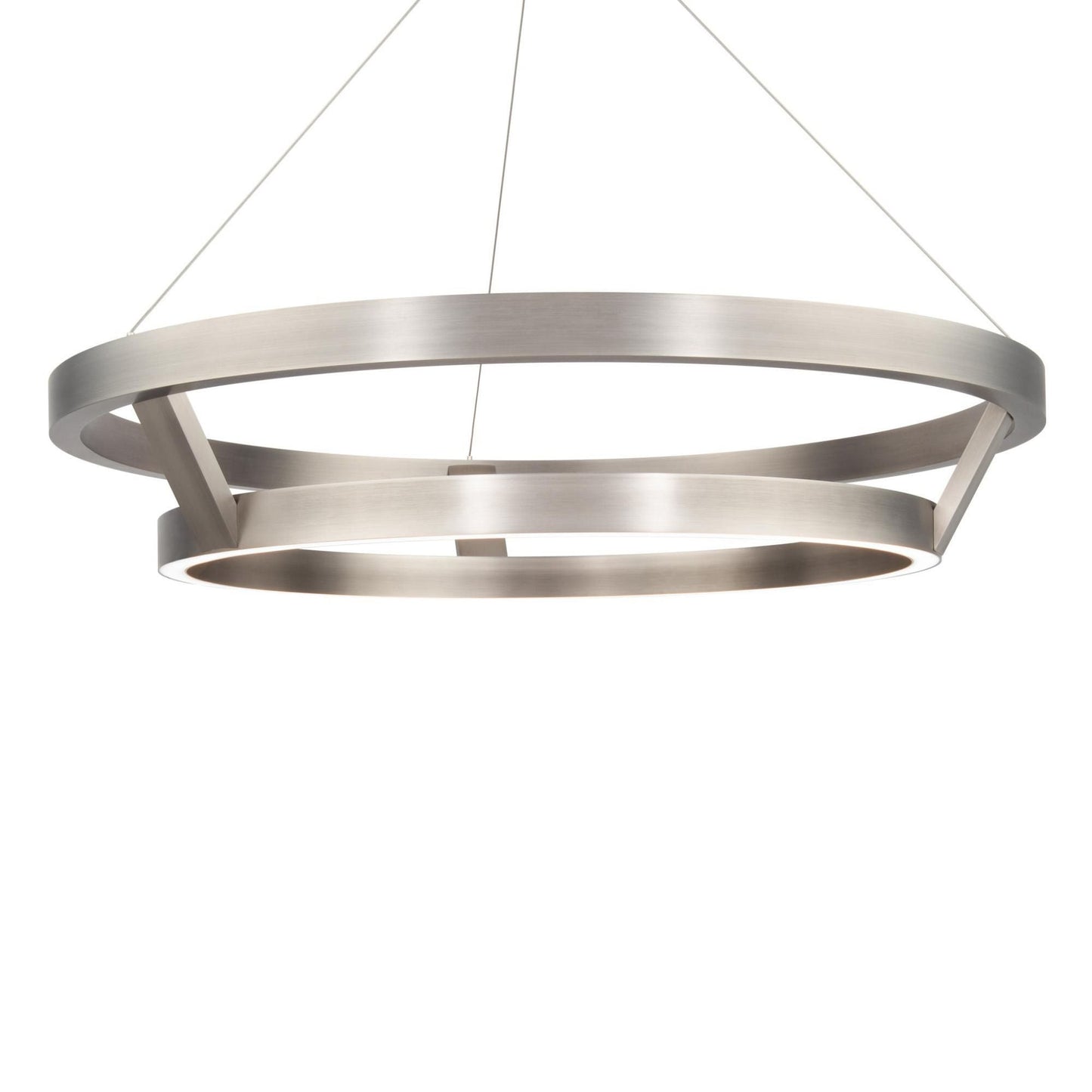 Imperial 42in LED Chandelier 3000K in Brushed Nickel