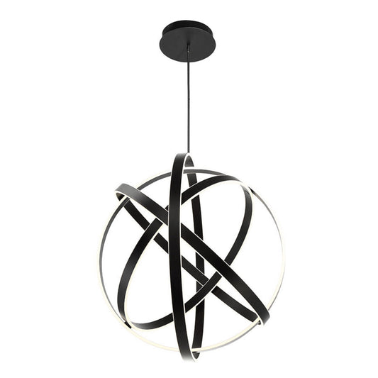 Modern Forms PD-61738-BK 3500K 202 Watt Kinetic LED Chandelier in Black