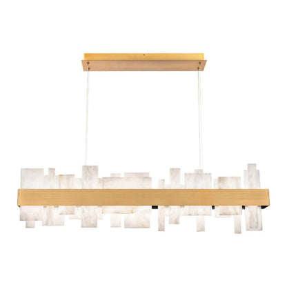 Alabaster LED Linear Chandelier