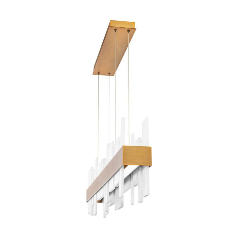 Alabaster LED Linear Chandelier
