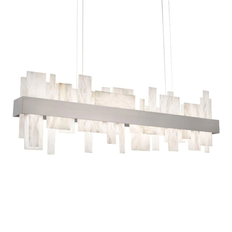 Alabaster LED Linear Chandelier