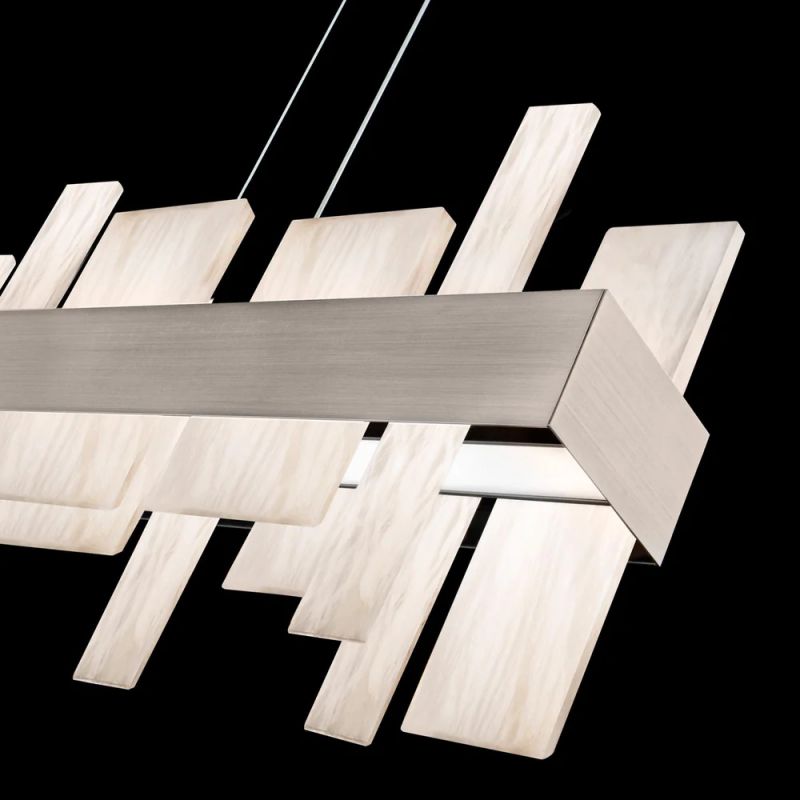 Alabaster LED Linear Chandelier
