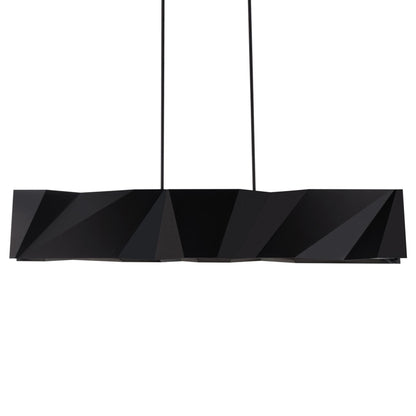Intrasection 56in LED Linear Chandelier 3000K in Black