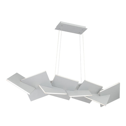 Konstrukt 48in LED Linear Chandelier 3000K in Titanium