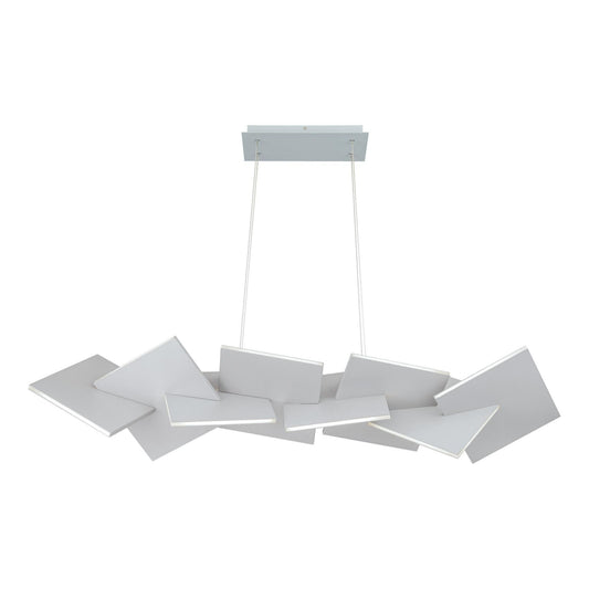 Konstrukt 48in LED Linear Chandelier 3000K in Titanium