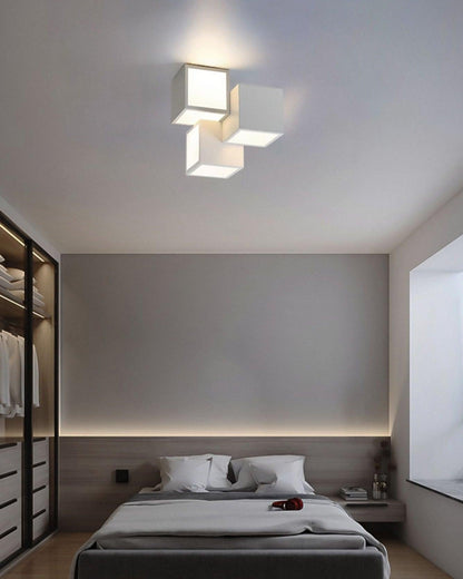 PrismLine Minimalist Geometric LED Ceiling Light