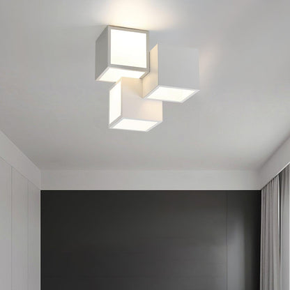 PrismLine Minimalist Geometric LED Ceiling Light