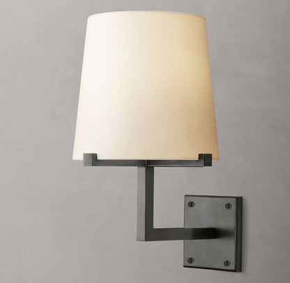 Pauillac Fabric Shade Grand Sconce