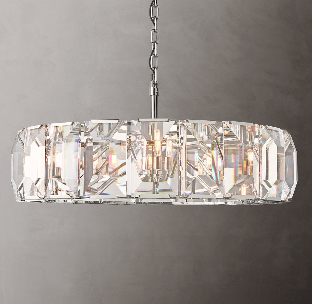 Harlows Crystal Round Chandelier 43"