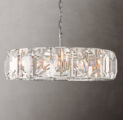 Harlows Crystal Round Chandelier 43"