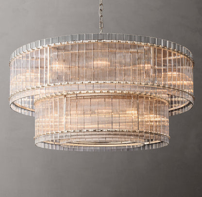San Marcos Dual-Level Round Chandelier 60"