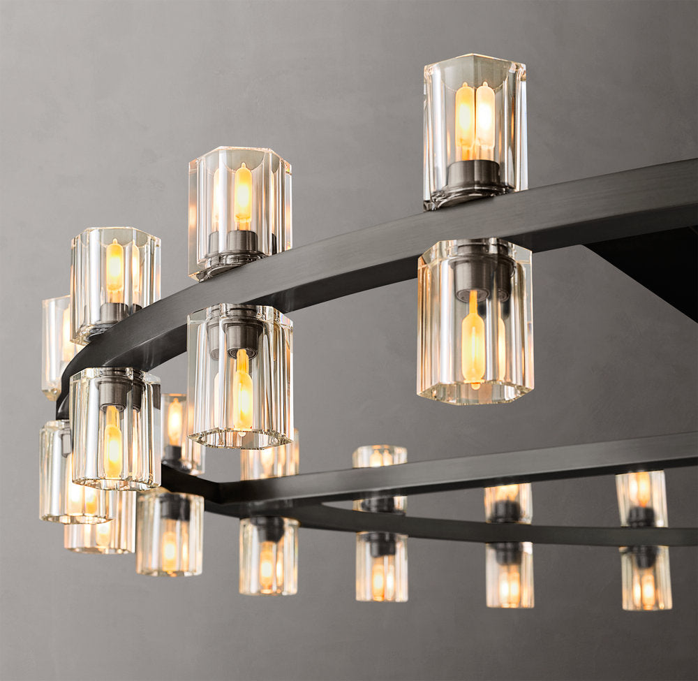 Arcachons Circular LED Chandelier 48"