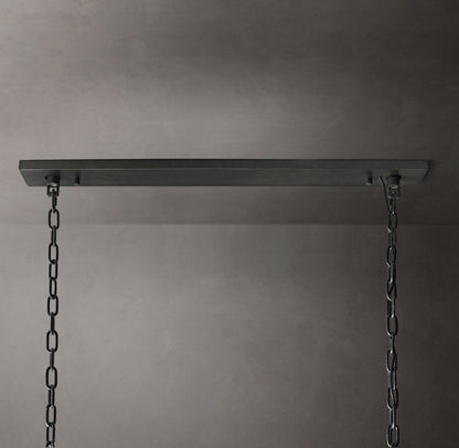 Harlow Crystal Rectangular Chandelier 62"