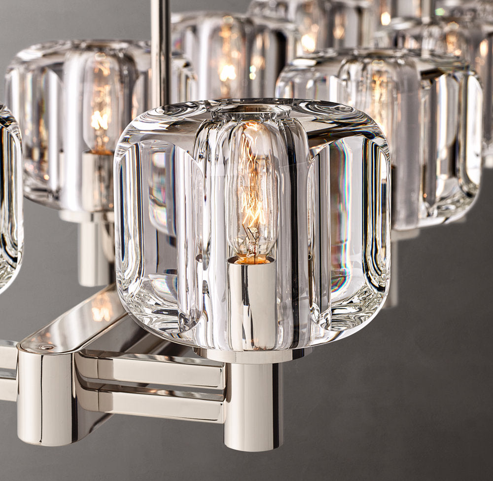 Demaret Dual Linear Chandelier 54"