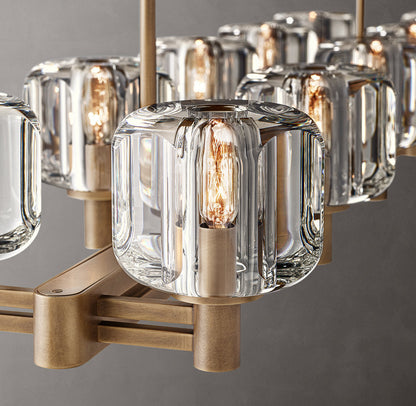 Demaret Dual Linear Chandelier 54"