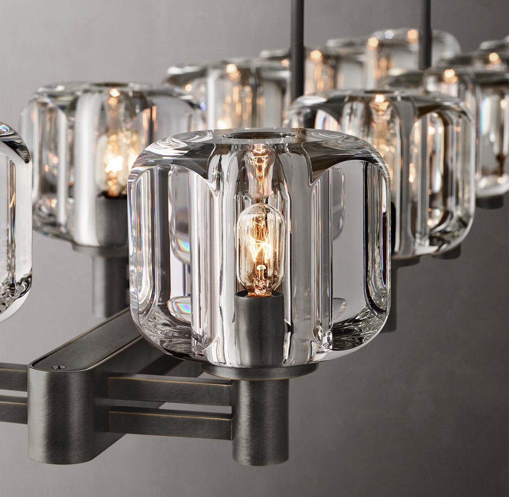 Demarett Dual Linear Chandelier 72"