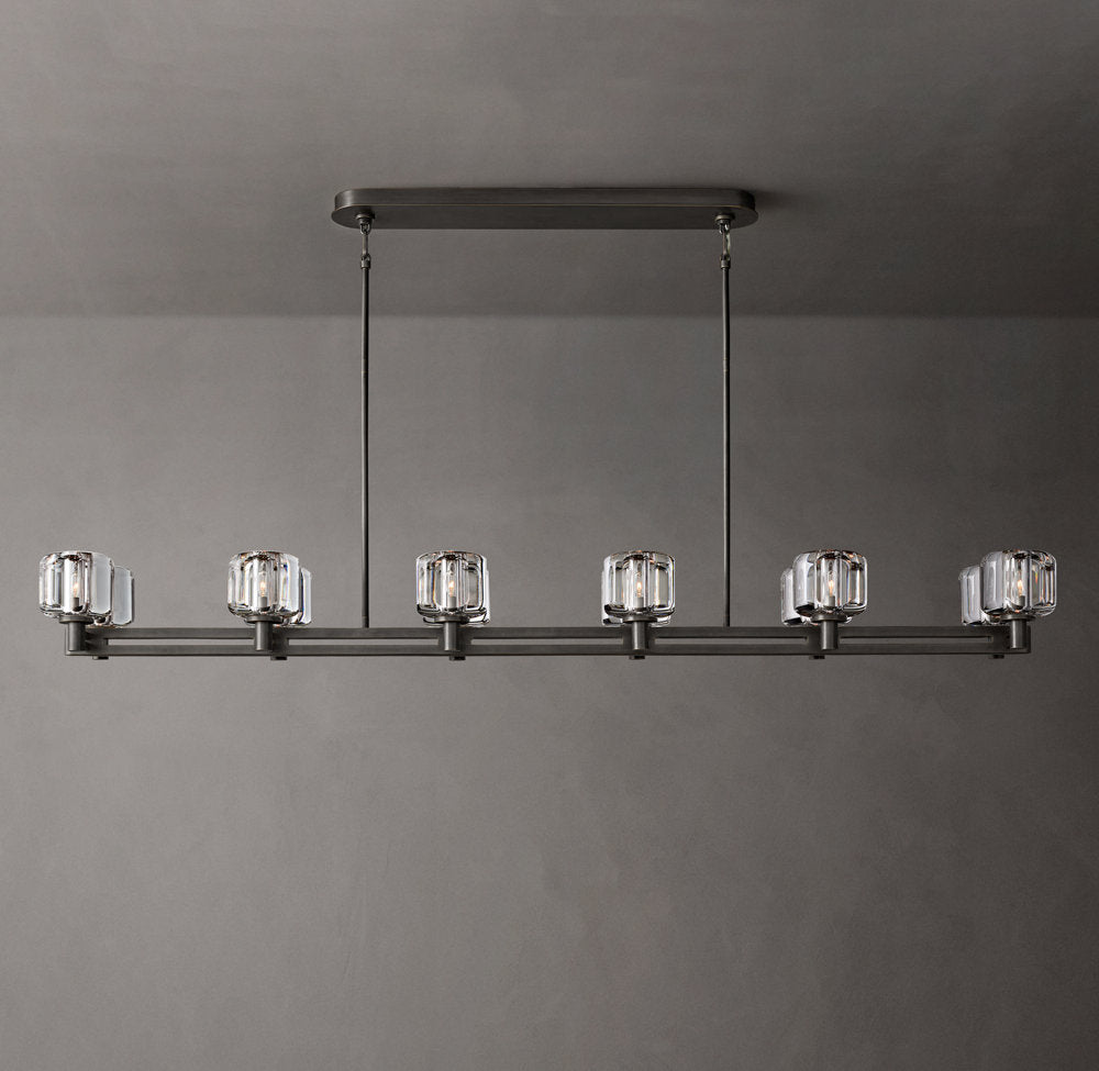Demarett Dual Linear Chandelier 72"