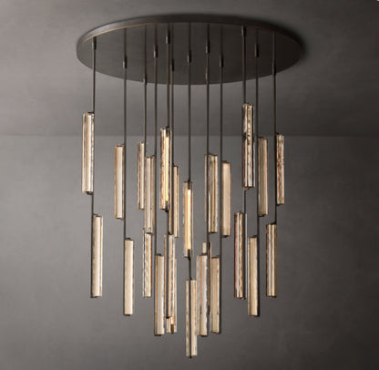 Audubon Crystal Round Chandelier 56"