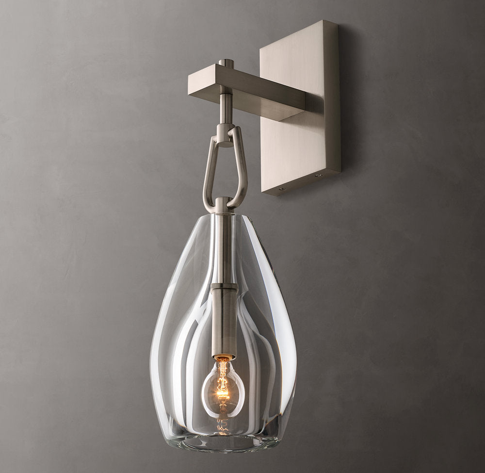Botanical Fluted Wall Sconce