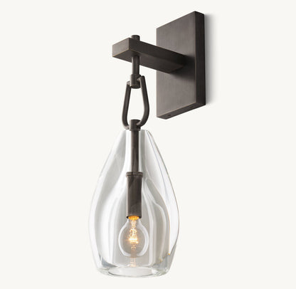 Botanical Fluted Wall Sconce