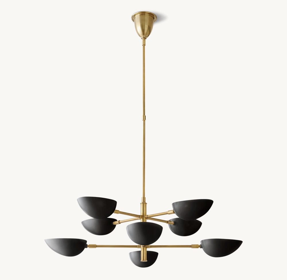 Graphic Chandelier 38"