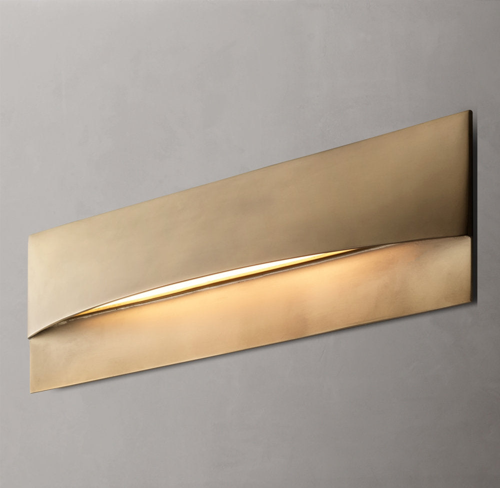 Taza Wide Rectangular Wall Sconce