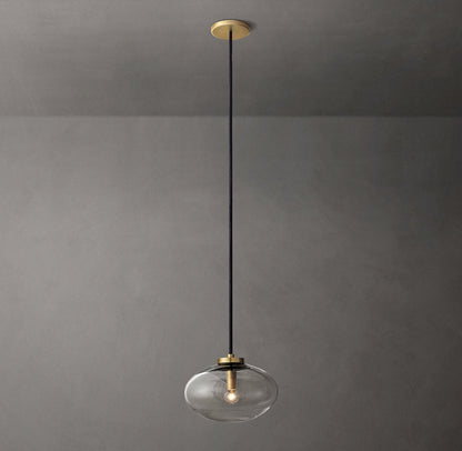 Cabrette Clear Glass Pendant