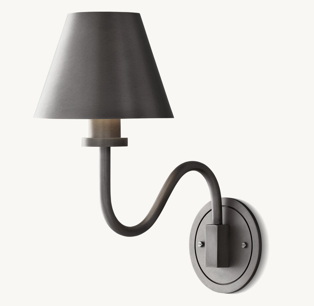 Clarences Curved Wall Sconce