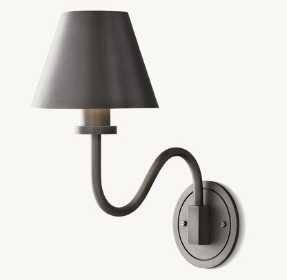 Clarences Curved Wall Sconce