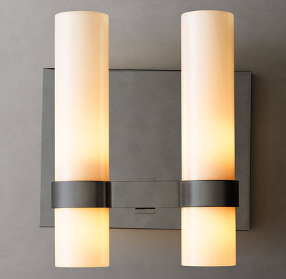 Ravelle Opal Glass Twin Wall Sconce